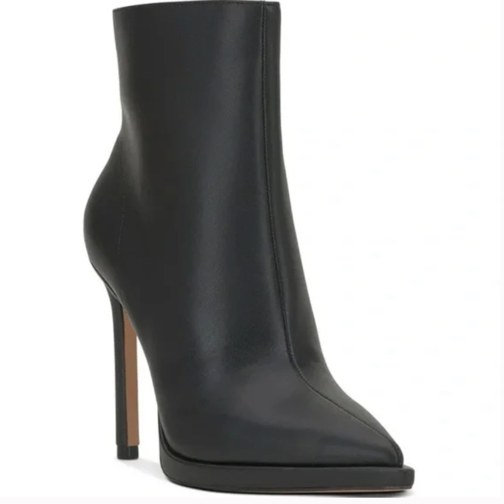 Jessica Simpson Kallins Ankle Booties - Black Faux Leather